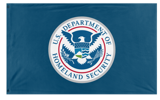 A mockup of the custom flag 'ICE flag' on a white background