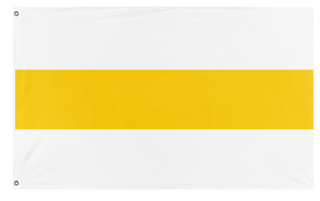 A mockup of the custom flag 'Flag of Ententia' on a white background