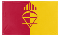 A mockup of the custom flag 'Thing flag' on a white background