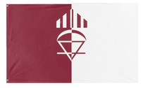 A mockup of the custom flag 'Thing flag' on a white background