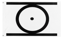 A mockup of the custom flag 'CircumPunct flag' on a white background