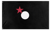 A mockup of the custom flag 'EFloidnd flag' on a white background