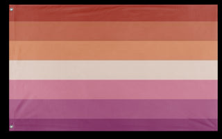 A mockup of the custom flag 'wlw flag' on a white background