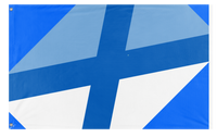 A mockup of the custom flag 'Pembroke, Massachusetts flag' on a white background