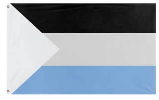 A mockup of the custom flag 'Sun Bleached Palestine flag' on a white background