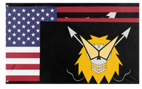 A mockup of the custom flag 'Jayden  flag' on a white background
