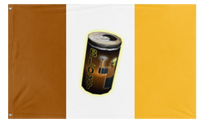 A mockup of the custom flag 'Bloxyland flag' on a white background