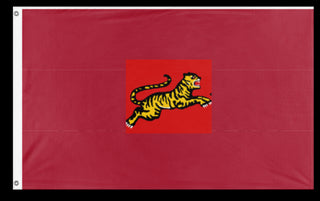 A mockup of the custom flag 'B EMPIRE flag' on a white background