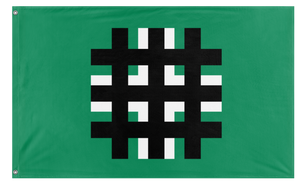 A mockup of the custom flag 'Legionary Movement flag' on a white background