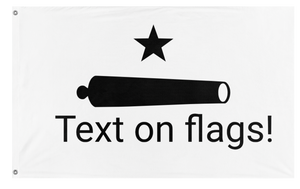 A mockup of the custom flag 'republic of janoah  flag' on a white background