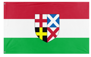 A mockup of the custom flag 'Republican Britain flag' on a white background