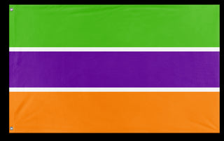 A mockup of the custom flag 'S flag' on a white background