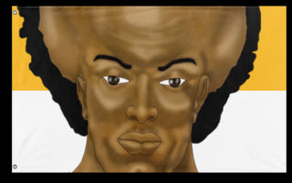 A mockup of the custom flag 'Yakubian State flag' on a white background