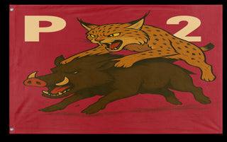 A mockup of the custom flag '121212 flag' on a white background