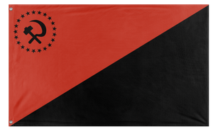 A mockup of the custom flag 'Mashwanism flag' on a white background
