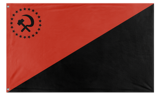 A mockup of the custom flag 'Mashwanism flag' on a white background