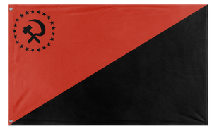 A mockup of the custom flag 'Mashwanism flag' on a white background