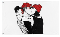 A mockup of the custom flag 'joshler flag' on a white background