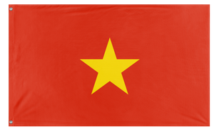 A mockup of the custom flag 'Vitnam flag' on a white background