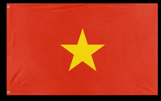A mockup of the custom flag 'Vitnam flag' on a white background