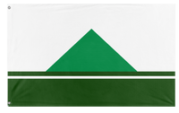 A mockup of the custom flag 'Randolph, NH flag' on a white background