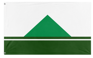 A mockup of the custom flag 'Randolph, NH flag' on a white background