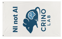 A mockup of the custom flag 'lab flag' on a white background