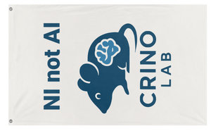 A mockup of the custom flag 'lab flag' on a white background