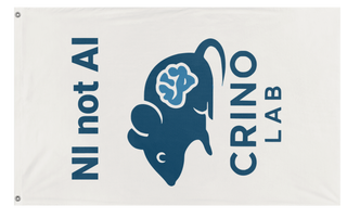 A mockup of the custom flag 'lab flag' on a white background