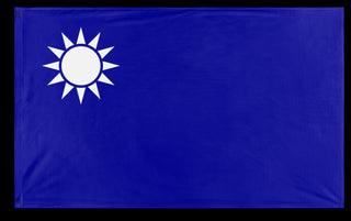 A mockup of the custom flag 'Kuomintang Canton Battle flag' on a white background