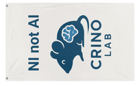 A mockup of the custom flag 'lab flag' on a white background