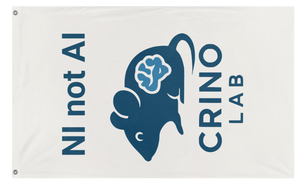 A mockup of the custom flag 'lab flag' on a white background