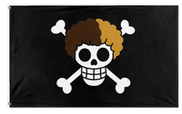 A mockup of the custom flag 'ICEAGLE  flag' on a white background