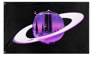 A mockup of the custom flag 'So Corps  flag' on a white background