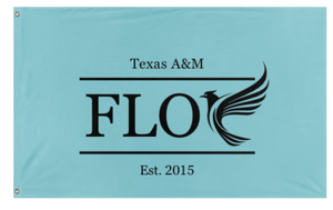 A mockup of the custom flag 'FLOC flag' on a white background