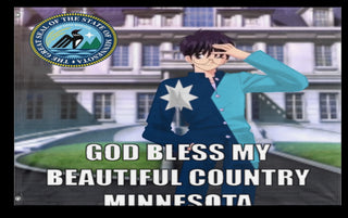 A mockup of the custom flag 'x flag' on a white background