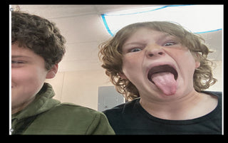 A mockup of the custom flag 'lalalas flag' on a white background