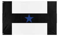 A mockup of the custom flag 'Halifax, MA flag' on a white background