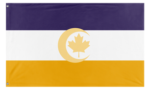 A mockup of the custom flag 'Friend flag' on a white background