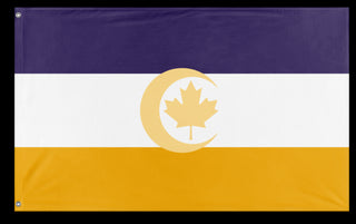 A mockup of the custom flag 'Friend flag' on a white background