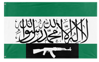 A mockup of the custom flag 'afgf flag' on a white background