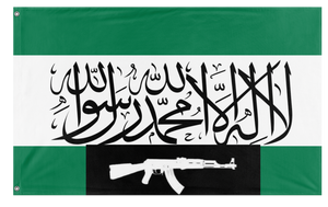 A mockup of the custom flag 'afgf flag' on a white background