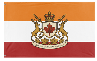 A mockup of the custom flag 'Mapale flag' on a white background