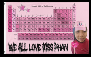 A mockup of the custom flag 'MISSPHAN flag' on a white background