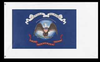 A mockup of the custom flag 'T flag' on a white background