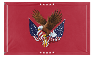 A mockup of the custom flag 'Constitutionalist flag' on a white background