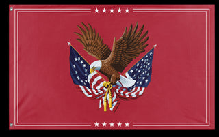 A mockup of the custom flag 'Constitutionalist flag' on a white background