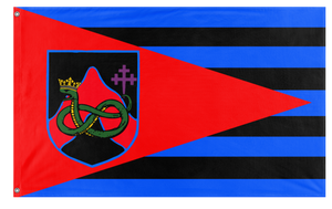 A mockup of the custom flag 'Baptist Republic of Tennessee' on a white background