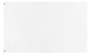 A mockup of the custom flag 'nothing. flag' on a white background