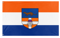 A mockup of the custom flag 'Presidential Republic of Jasonia/Jasonia flag' on a white background